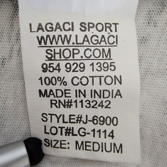 Lagaci Fringe Tank Top Women M Black White Tropical Palms Cover Up Casual Cotton - Picture 8 of 10